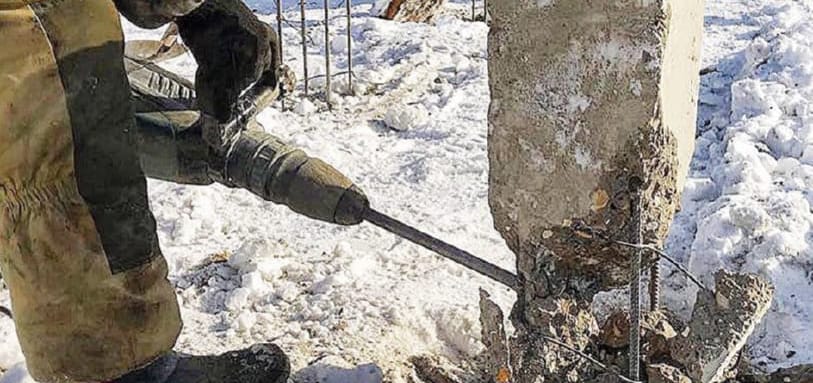 Фундамент на забивных ЖБ сваях